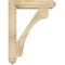 Ekena Millwork Legacy Arts and Crafts Rough Sawn Bracket w/ Offset Brace, Douglas Fir, 6"W x 24"D x 32"H BKT0604X24X32LEC03RDF - alternate 4